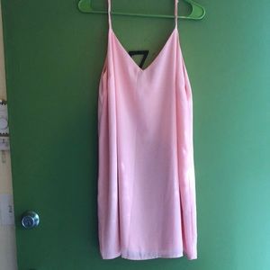 Light pink slip dress!